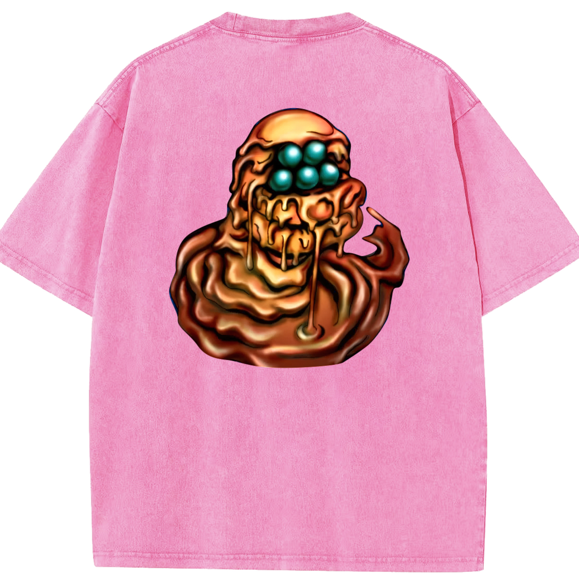 （画像用） 遊☆戯☆王 Yu-Gi-Oh! 綿100% ヴィンテージ風 半袖Tシャツ（背面プリント）